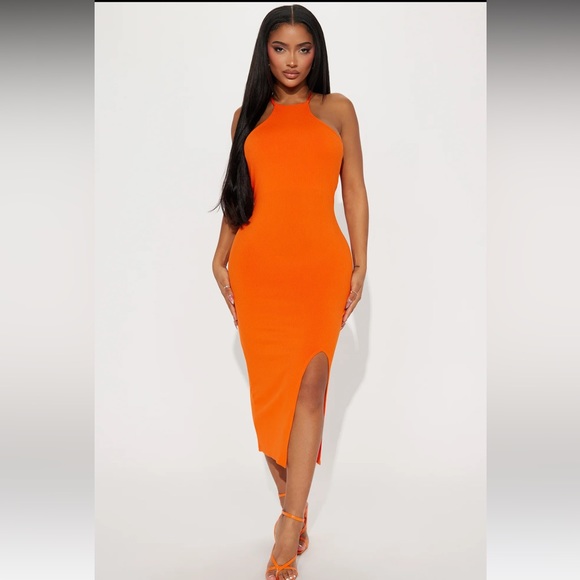 Jill Ribbed Midi Dress (2) - Picture 1 of 4